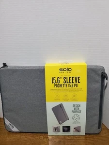 Solo New York 15,6" Custodia per Laptop Grigio, NUOVO Grigio - Foto 1 di 3