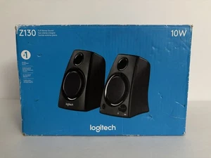 Logitech Z130 2 Stück 3,5 mm Kompakt-Computerlautsprecher - Neu in offener Verpackung - Bild 1 von 9