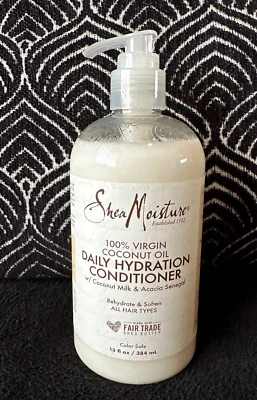 🌺 SHEA MOISTURE DAILY HYDRATION CONDITIONER COCONUT MILK ACACIA SENEGAL 13 oz - Image 1 of 4