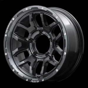 RAYS DAYTONA F6 Boost 16x6J -5 5x139.7 Gloss Black set of 4 Wheels Jimny JAPAN - Picture 1 of 10