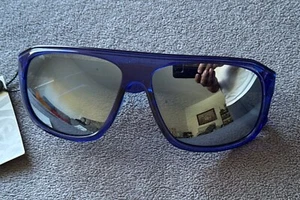 UVEX Sport Sunglasses LGL 2 Blue Transparent Frame Silver Lens - Picture 1 of 7