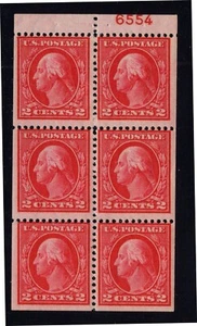 U.S. - 406a - Booklet Pane (6554) - Fine/Very Fine - Hinged - Picture 1 of 2
