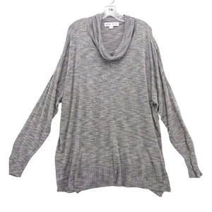 Ava & Viv Wasserfallausschnitt Tunika Oberteil Langarm Strickpullover Pullover 3X - Bild 1 von 10