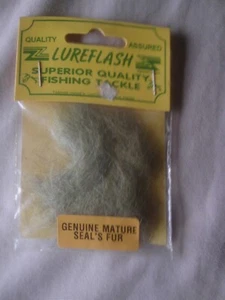 LUREFLASH SIGILLI MATURI ORIGINALI PELLICCIA OLIVA GSF3 trota salmone mosche legatura - Foto 1 di 1