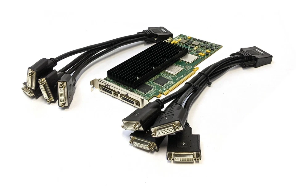 Matrox Mura MPX-4/4 4 Inputs/4 Outputs PCIe 2GB Video Wall Controller Board - Image 1 of 1