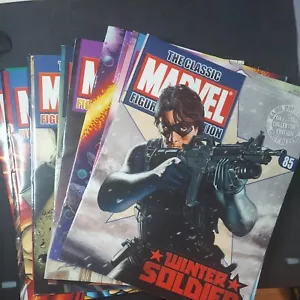 Lead Figure LOT OF 12 Magazine Classic Marvel Figure Collection BOOKS ONLY - Picture 1 of 12