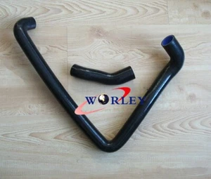 Silicone Radiator Hose FOR Nissan 300ZX Fairlady Z32 VG30DETT V6 3.0 90-96 BLACK - Bild 1 von 4