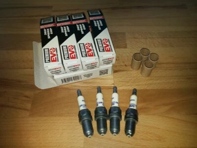 4x BRISK DR14BSXC Evo Laser Multipoint Silver Electrode Upgrade Spark Plugs - Image 1 of 4