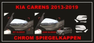 ACCESSORI PER KIA CARENS 2013-2019 TUNING CROMATI TAPPI SPECCHIETTI - Foto 1 di 5