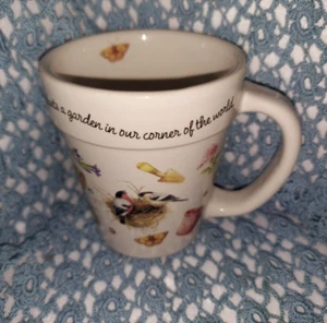 Marjolein Bastin Nature's Sketchbook Friendship Plants A Garden Butterfly Mug - Picture 1 of 10