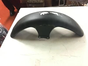 Black Front fender Honda Kawasaki KZ CB motorcycle VTG ??? model - Picture 1 of 9
