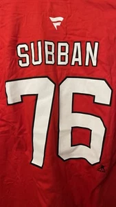 Fanatics NJ Devils kurzärmliges T-Shirt #79 Subban neu mit Etikett Größe Large - Bild 1 von 6