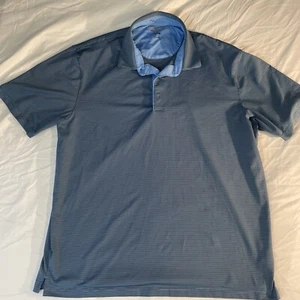 Greg Norman Blue Sportswear Polo Size Extra Large Shark Logo - Picture 1 of 3