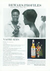 Perruque Dewar's Profiles Naomi Sims designer ad 1976 marque blanche scotch