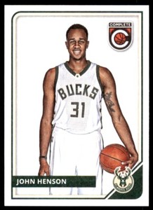2015-16 Panini Complete^ John Henson Milwaukee Bucks #62