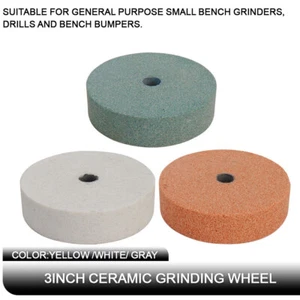 75mm Ceramic Grinding Wheel Rotary Tool Abrasive Disc For Polishing Metal - Picture 1 of 18