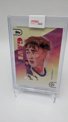 2022 Topps Project 22 Gavi by Dan Leydon Barcelona Rookie - Image 1 of 2
