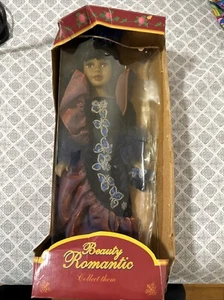 Vintage echte handbemalte Porzellanpuppe - Bild 1 von 4