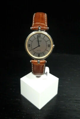 Vintage Van Cleef & Arpels 14K Gold/ stainless steel White Dial 32mm Watch - Image 1 of 4