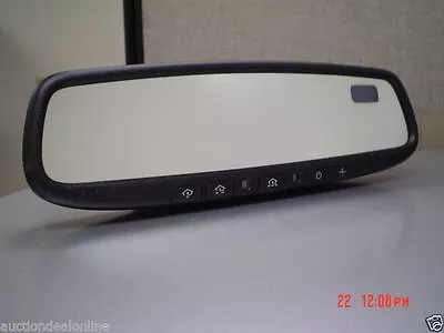 09 10 11 12 SUBARU FORESTER IMPREZA AUTO DIM REAR VIEW MIRROR COMPASS HOMELINK - Image 1 of 3
