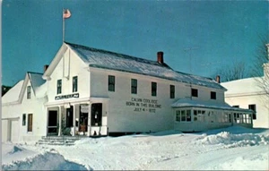 Postal Coolidge lugar de nacimiento Plymouth Vermont VT - Imagen 1 de 2