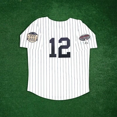 Camiseta branca masculina Ivan Rodriguez 2008 New York Yankees Home com adesivo All Star - Imagem 1 de 4