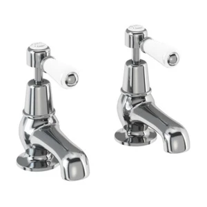 Burlington Kensington Pair of 3" Cloakroom Basin Taps, Traditional Style, KE1 - Picture 1 of 3
