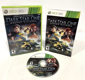 DARK STAR ONE BROKEN ALLIANCE MICROSOFT XBOX 360 COMPLETE W/ MANUAL 2010 KALYPSO - Picture 1 of 4