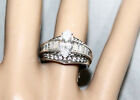 HSN VICTORIA WIECK Sterling Silver Absolute Marquise Center Bridge Ring 7.5