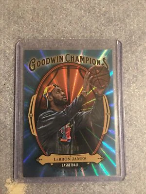 2020 Goodwin Champions Basketball Retail Exclusives Blue 470/499 LeBron James - Image 1 of 2