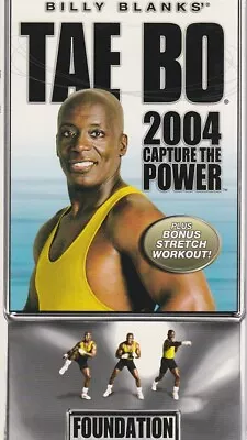 Billy Blanks FOUNDATION Tae Bo 2004 Capture The Power Workout VHS (VG) - Image 1 of 2