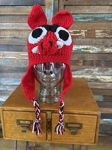 Único gorro tejido grueso Arkansas Razorbacks único en su clase adulto talla única - Imagen 1 de 6