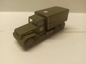 Camion International 6x6 ,Corgi Toys référence 1133-A1, teinte kaki, sans boîte. - Photo 1/8