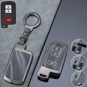 Funda para llavero de cuero de aleación de zinc para Toyota Avalon Tacoma Camry Corolla - Imagen 1 de 15