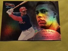 JUAN GONZALEZ - TEXAS RANGERS - 1996 PINNACLE AFICIONADO"SLICK PICKS" #27 OF 32