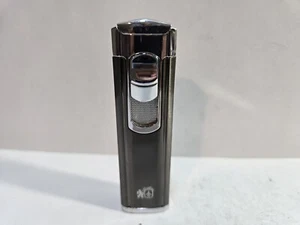 WORKING COLIBRI TORCH Silver & Gray LIGHTER 6935/36 - Picture 1 of 8