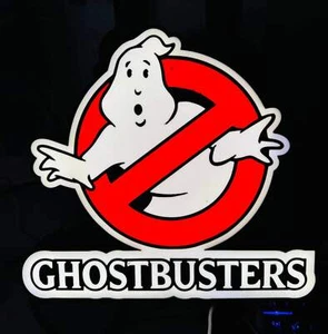 Ghost Busters Light Up Logo/Sign - Unique Wall Art/Decoration - Picture 1 of 3