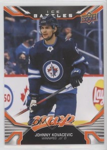 2022-23 Upper Deck MVP Ice Battles Johnathan Kovacevic SP Johnny #240 Rookie RC