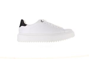 Steve Madden Womens Catcher White Black Fashion Sneaker Size 8.5 (2210510)