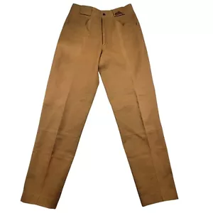 Vintage Reporter Made in Italy Hose Herren Gr. 30 US 46 IT hellbraun khaki schwerer Twill - Bild 1 von 10