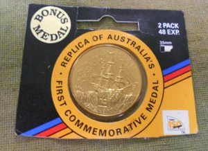 #D404. CARDED 1992 KODAK SYDNEY 150 YEARS MEDAL - Picture 1 of 2