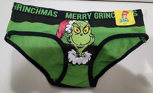 Merry Grinchmas Damen Frauen Höschen Unterwäsche Medium NEU Neu mit Etikett - Bild 1 von 3