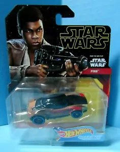 STAR WARS FINN THE RISE OF LUKE SKYWALKER HOT WHEELS CHARACTER CAR ~ 2017 MATTEL - Imagen 1 de 2