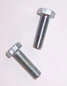 2St. Sechskantschrauben mit Feingewinde DIN 961/8.8 galv. verzinkt M10x1,25x35 - Bild 1 von 1