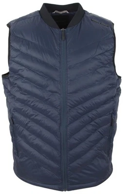 Colete acolchoado masculino Porsche Design jaqueta Primaloft azul marinho tamanho G - Imagem 1 de 4