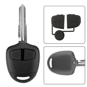 Stylish Black Key Case Replacement for Mitsubishi PAJERO with MIT8 Key - Picture 1 of 12
