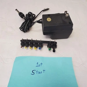Universal AC/DC adapter MW18, input 120v 60hz 12w, output 3,4.5,6,7,5.9,12V DC - Picture 1 of 4