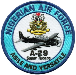 NIGERIAN AIR FORCE A-29 SUPER TUCANO PATCH - Picture 1 of 1