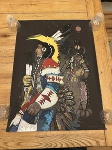 Kevin Red Star Crow Dancers at Midnight Serigraph Live Signature & Numbered - Bild 1 von 16