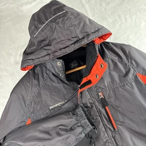 ZeroXposur Women’s Black Orange Full Zip Winter Jacket Coat Size Large 14/16 Ski - Picture 1 of 11